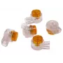 DELTA UY2-4CI/100 Conectores de deslocamento de isolamento (IDC) 2 condutores pack de 100 amarelo