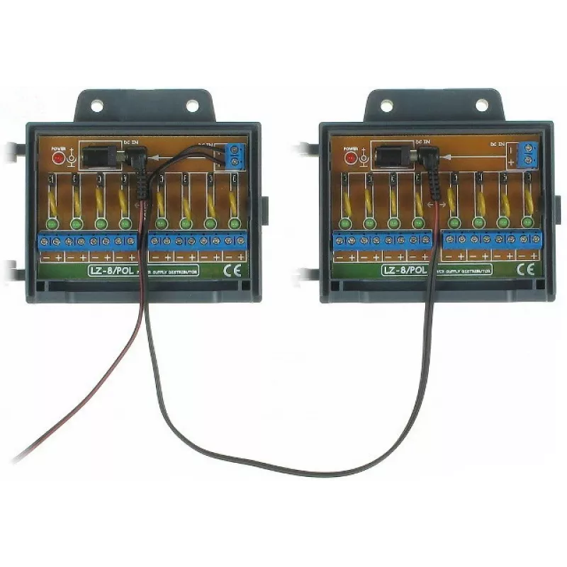 DELTA Bloco de terminais de energia KG-8/POL 8 polos 16A 400V branco