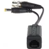 DELTA Conjunto de balun de vídeo passivo TR-1RJ-HD (2 unidades) - 8MP 4K HD-CVI/HD-TVI/AHD/CVBS, BNC para RJ45, preto