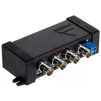 DELTA Balun de vídeo passivo / transformador TR-4P/70 de 4 canais para AHD/TVI/CVI/CVBS até 70m