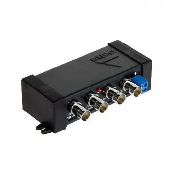 DELTA Balun de vídeo passivo / transformador TR-4P/70 de 4 canais para AHD/TVI/CVI/CVBS até 70m