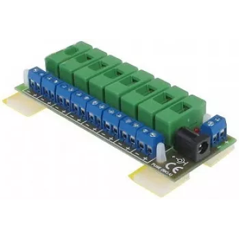 DELTA Unidade de distribuição de energia LZ-8/E, 8 saídas, 10-30V DC, 8A, terminal de parafuso