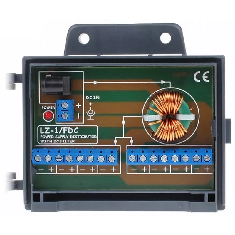 DELTA Bloco de terminais de distribuição de energia LZ-1/FDC 8 canais 24V DC