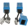 DELTA Adaptador splitter RJ45 UTP AD-UTP-2W/WG 2x conector fêmea RJ45
