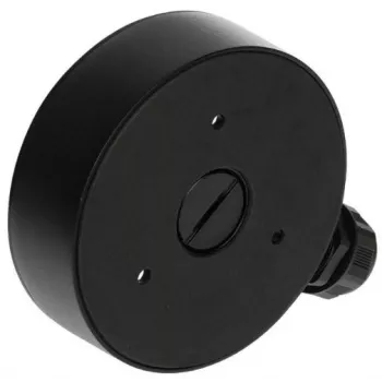 DELTA Caixa de ligação para câmaras dome STG-1280ZJ-DM8(SCHWARZ), preto, liga de alumínio