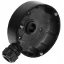 DELTA Caixa de ligação para câmaras dome STG-1280ZJ-DM8(SCHWARZ), preto, liga de alumínio