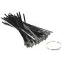 Abraçadeiras de aço inoxidável SSCT-200X4.6 100 unidades DELTA Montagem
