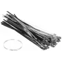 Abraçadeiras de aço inoxidável SSCT-250X4,6 250mm x 4,6mm pack de 100 - DELTA Montagem