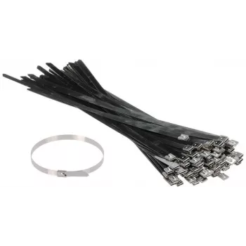 Abraçadeira de aço inoxidável DELTA Montage SSCT-400X10 400mm x 10mm pack de 100