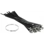Abraçadeira de aço inoxidável DELTA Montage SSCT-400X10 400mm x 10mm pack de 100