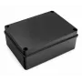 Caixa de derivação hermética 190 x 140 x 70 mm sem prensa-cabos IP65 sem halogéneos preto PAWBOL S-B416C