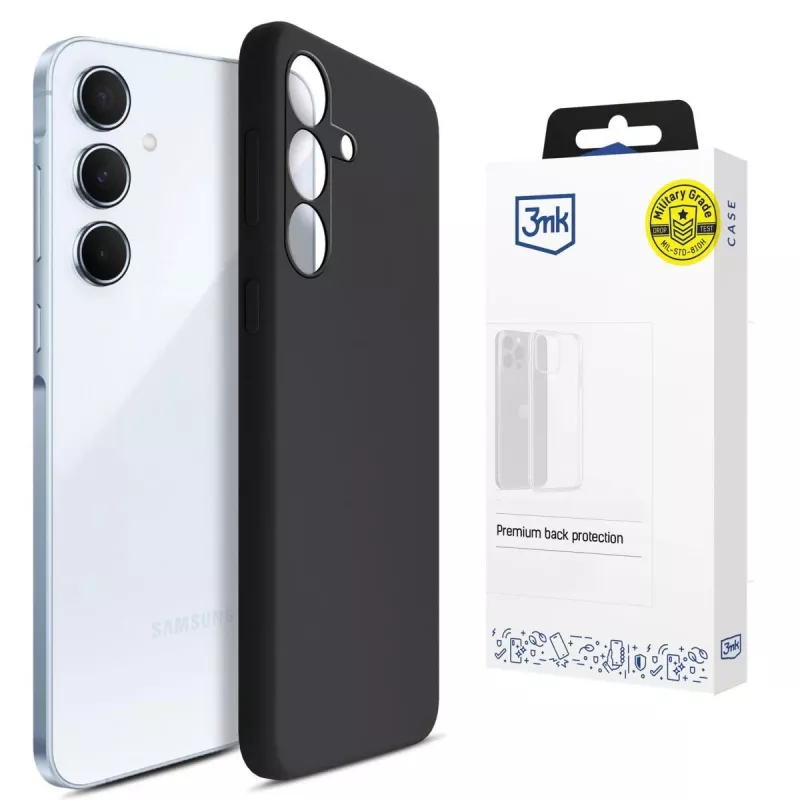 3MK PROTECTION Samsung Galaxy A55 5G - 3mk Hardy Mellow Case Preto
