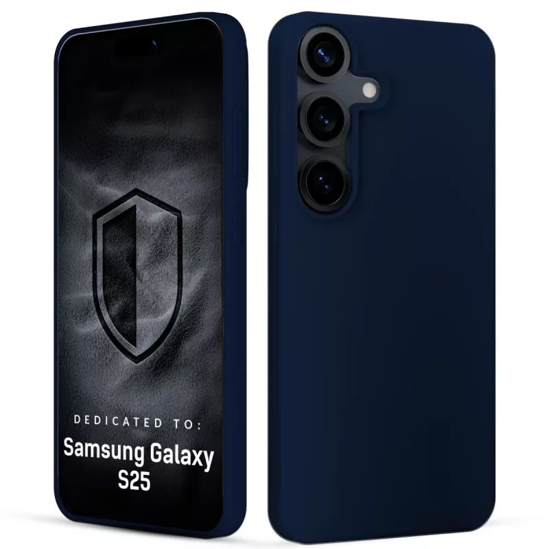 3MK PROTECTION Samsung Galaxy S25 - 3mk Hardy Mellow Case azul-escuro