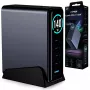 3mk InCharge carregador de secretária Lumin PD3.2 140W QC5 PPS AFC FCP SCP 1A4C TFT GaN3 com ecrã preto