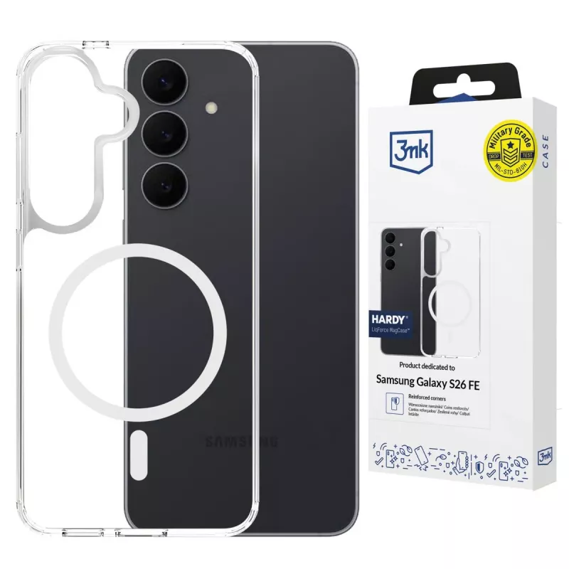 3MK PROTECTION Samsung Galaxy S26 FE - 3mk Hardy LiqForce MagCase preto