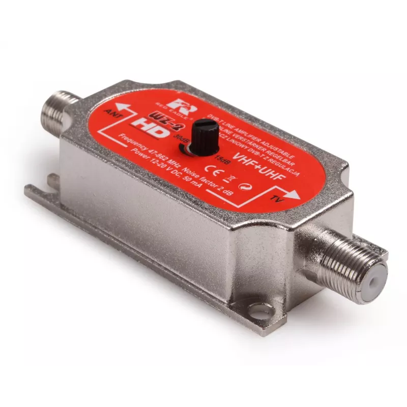 Red Eagle WZ-2 amplificador linear 20 dB 47-694 MHz ficha F interior DVB-T/T2