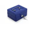 Caixa de dinheiro metálica RED EAGLE BOX-150 com fechadura de cilindro, vermelha