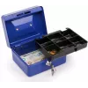 Caixa de dinheiro metálica RED EAGLE BOX-150 com fechadura de cilindro, vermelha