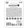 Bateria de iões de lítio recarregável EVERACTIVE 16340 3,7V 700mAh com circuito de proteção (1 unid.)