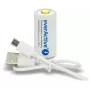 Bateria de iões de lítio recarregável EVERACTIVE 16340 3,7V 700mAh com circuito de proteção (1 unid.)
