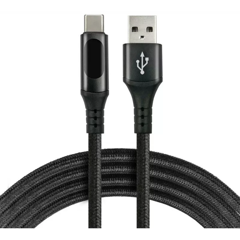 everActive CBB-2CBL cabo USB-A/USB-C LCD 200cm 3A