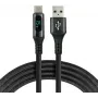 everActive CBB-2CBL cabo USB-A/USB-C LCD 200cm 3A