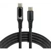 Cabo USB-C para USB-C 2m 100W com indicador de potência LCD everActive CBB-2PD5L
