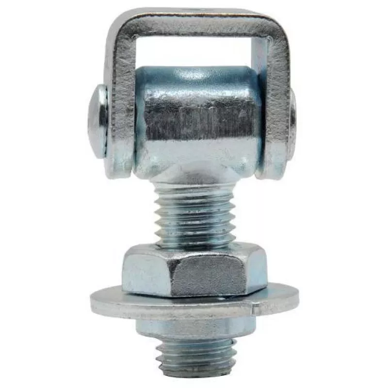 Dobradiça para soldar PSG 61.013.01 - rosca M20 (ajustável, argola galvanizada)