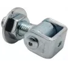 Dobradiça para soldar PSG 61.013.01 - rosca M20 (ajustável, argola galvanizada)