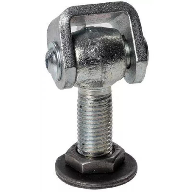 Dobradiça para soldar PSG 61.012.01 - rosca M16 (ajustável, argola galvanizada)