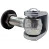 Dobradiça para soldar PSG 61.012.01 - rosca M16 (ajustável, argola galvanizada)