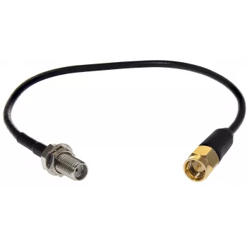 ROPAM ficha SMA para conector fêmea SMA cabo coaxial pigtail 20 cm RG174