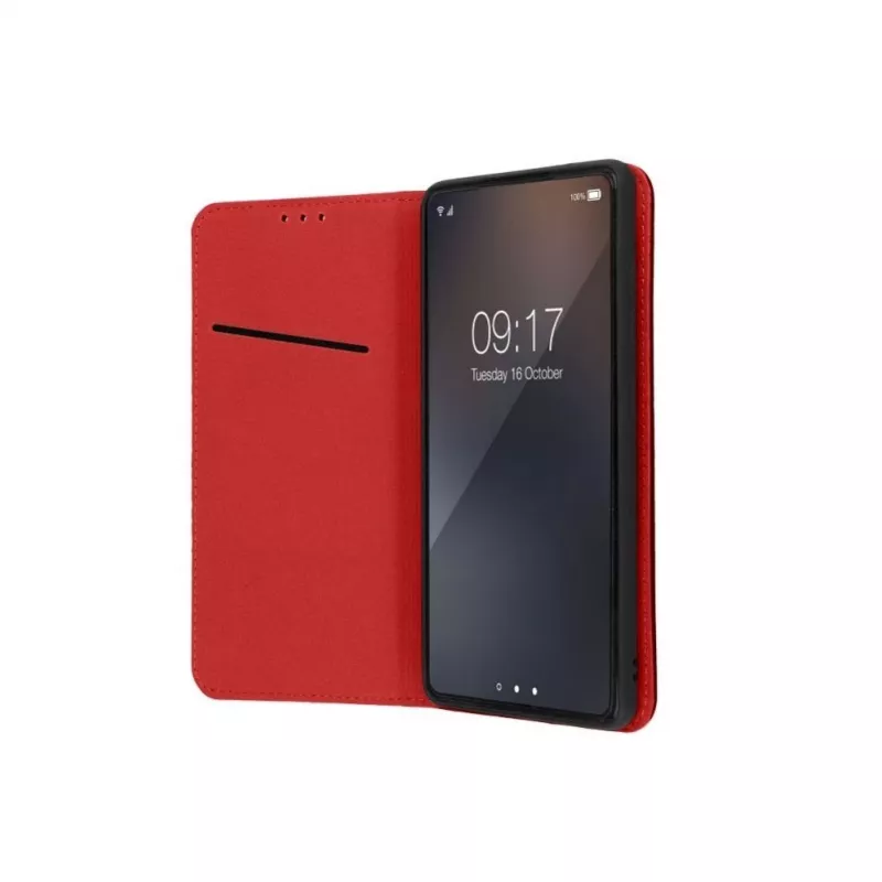 OEM capa flip para iPhone 17 Pro / 18 Pro Smart Pro Book couro bordô
