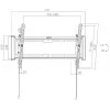 GETFORT GF-T3780-75 suporte de parede para TV inclinável para LED/LCD 37-80 polegadas, 75 kg, VESA 650x405 mm, preto