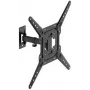 GETFORT GF-FM2365-30 suporte de TV totalmente articulado para LED/LCD 23-65 polegadas, 30 kg, VESA 400x400, preto
