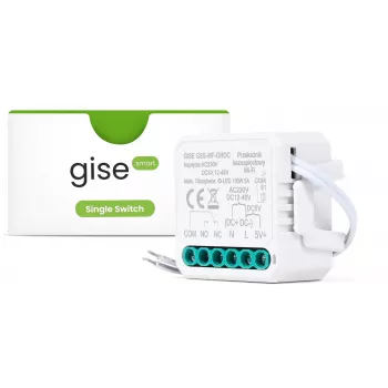 GISE módulo de relé Wi-Fi inteligente de baixa tensão unipolar livre de potencial | Tuya | GSS-WF-DRDC