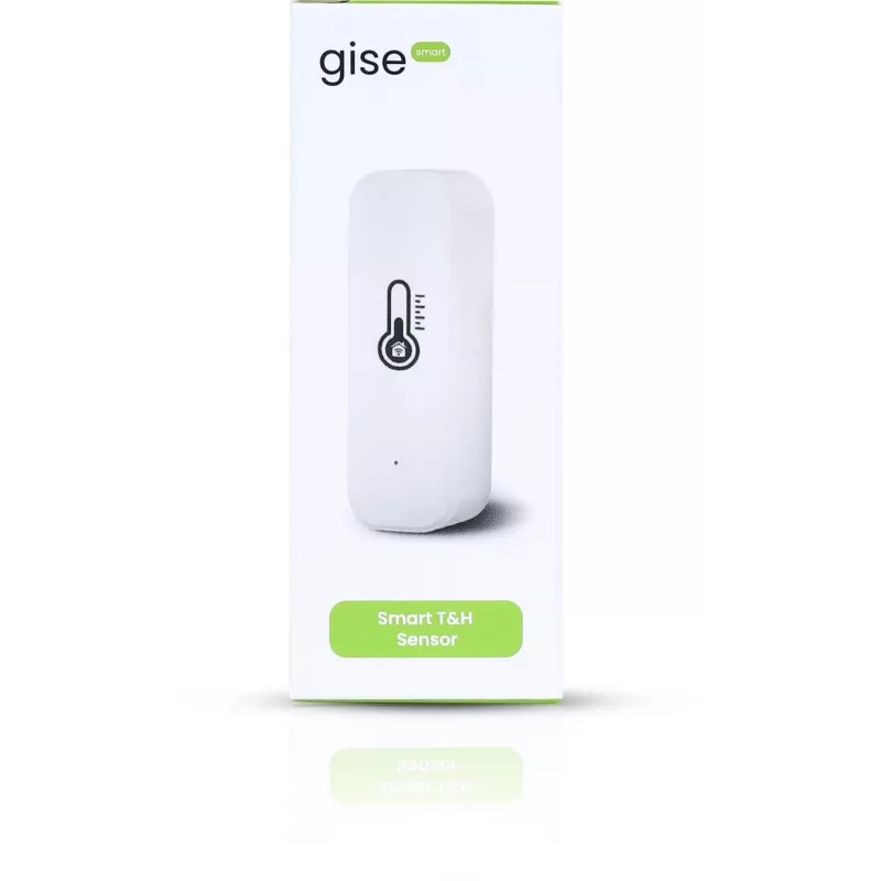 GISE Sensor inteligente de temperatura e humidade Wi-Fi branco | Tuya | GTHS-WF-01-W