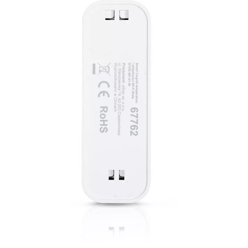 GISE Sensor inteligente de temperatura e humidade Wi-Fi branco | Tuya | GTHS-WF-01-W