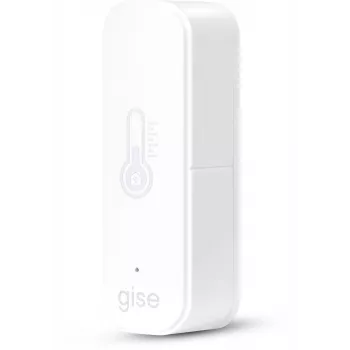 GISE Sensor inteligente de temperatura e humidade Wi-Fi branco | Tuya | GTHS-WF-01-W
