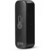 GISE Sensor inteligente de temperatura e humidade Wi-Fi preto | Tuya | GTHS-WF-01-B