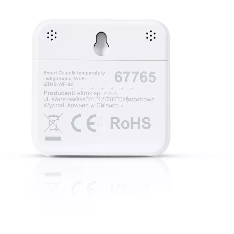 GISE Sensor inteligente de temperatura e humidade Wi-Fi Tuya GTHS-WF-02