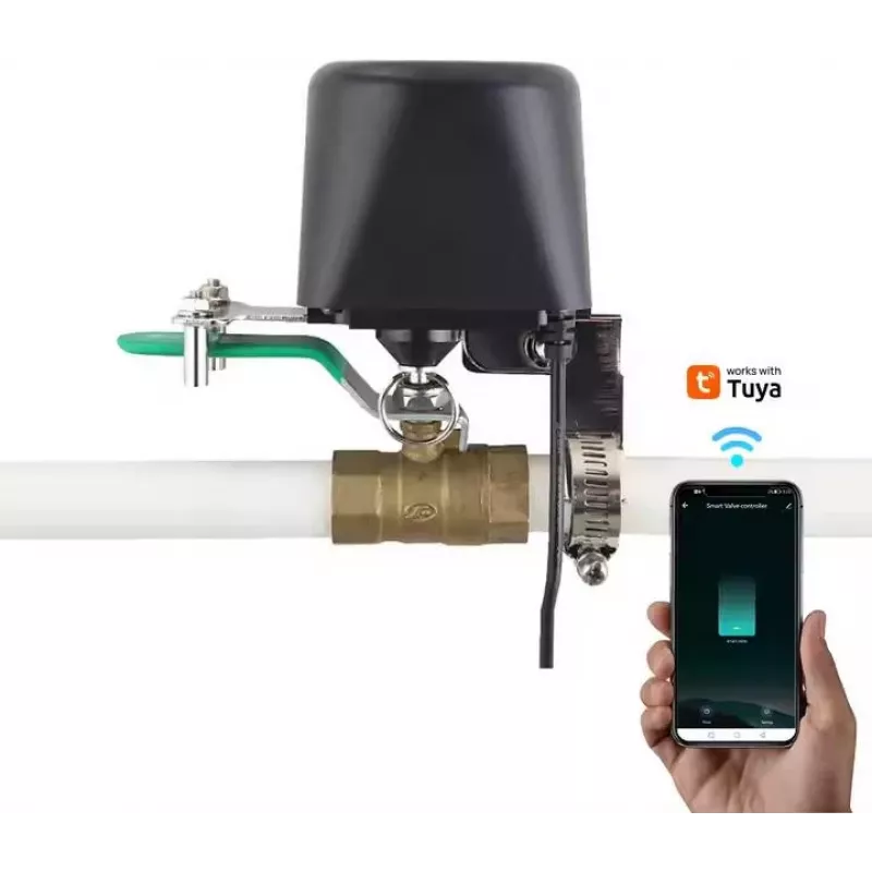GISE GV-WF Controlador inteligente de válvula de água/gás Wi-Fi, compatível com Tuya