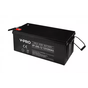VOLT POLSKA Bateria AGM VPRO 12V 200Ah VRLA sem manutenção