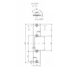 HARTTE OK-P2 Barra plana curta, S, 3mm, STC, aberta