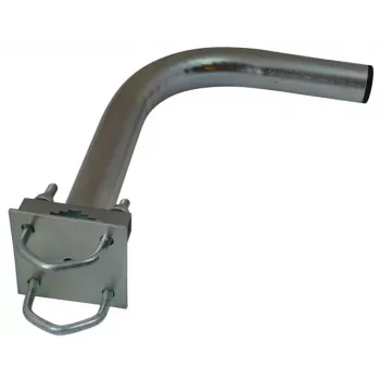 ROBSON L300B Suporte de antena para varanda 30 cm prateado
