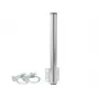 ROBSON C-400 Suporte de grade de varanda para antenas parabólicas e antenas, 400 mm de alcance, prateado