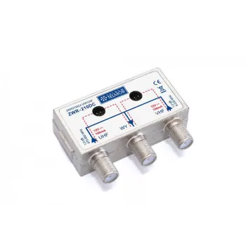 TELMOR ZWR-210DC Diplexer / Combinador de antena