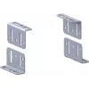 SAFE Base de montagem universal para motores de portão deslizante / conjunto de 4 suportes angulares ASM150-2
