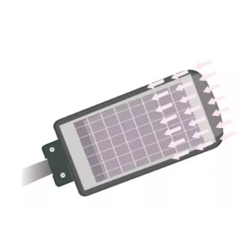 VOLT POLSKA Candeeiro solar JOCKER 120 + painel 12W + comando