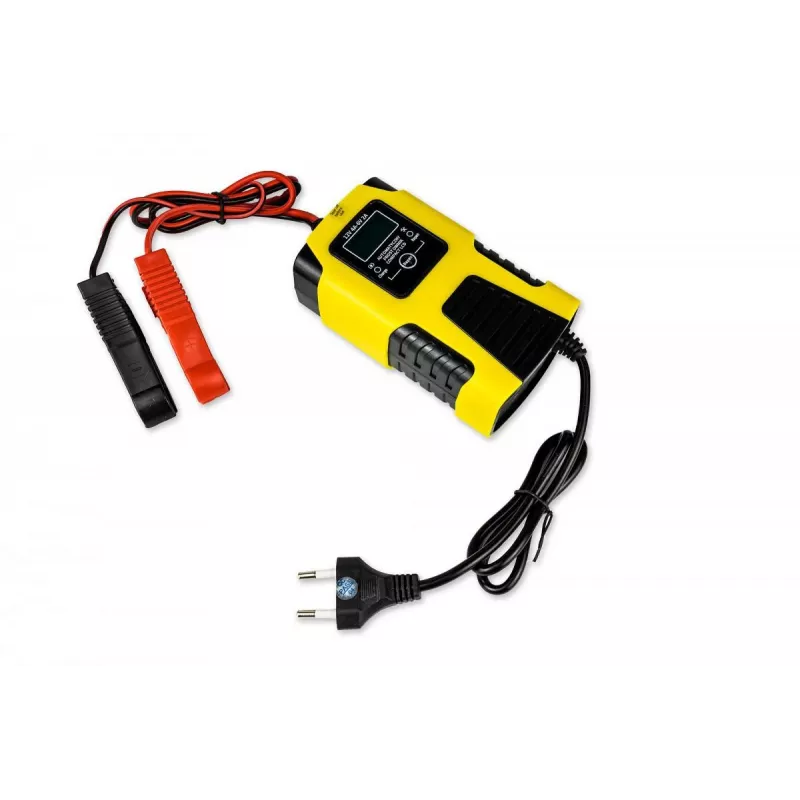 Volt Polska Carregador de bateria automático 12V 4A / 6V 2A LCD